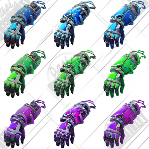 3 colors bionic arms