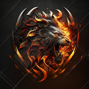 Lion of fire emblem