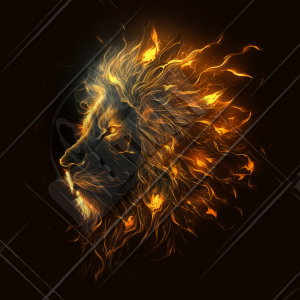 Translucent lion